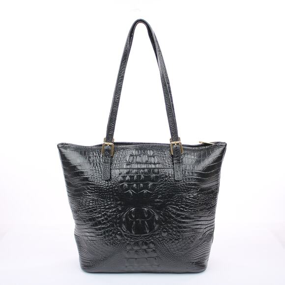 Brahmin Black Melbourne Tote Bag - Picture 2 of 6